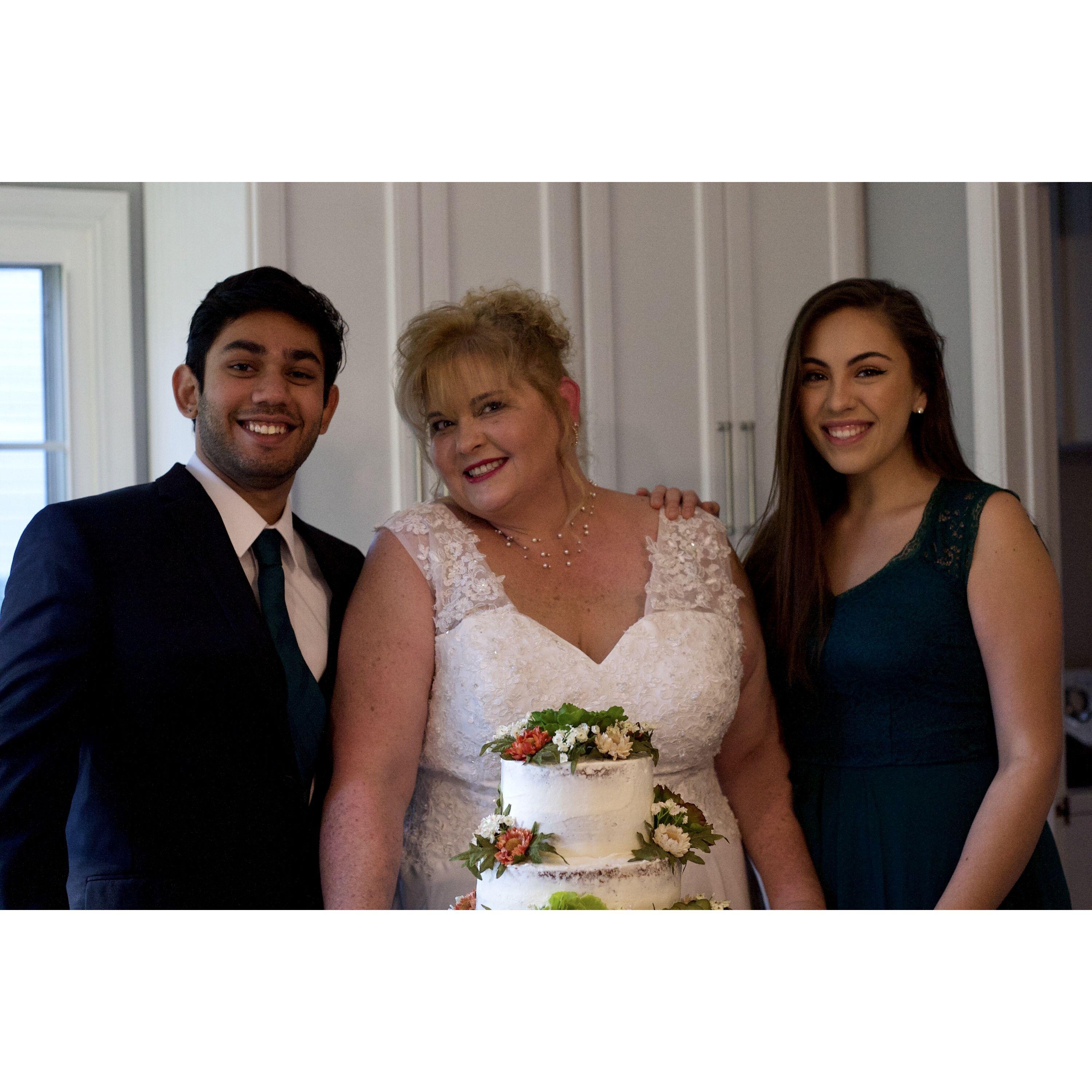 At Mom's wedding