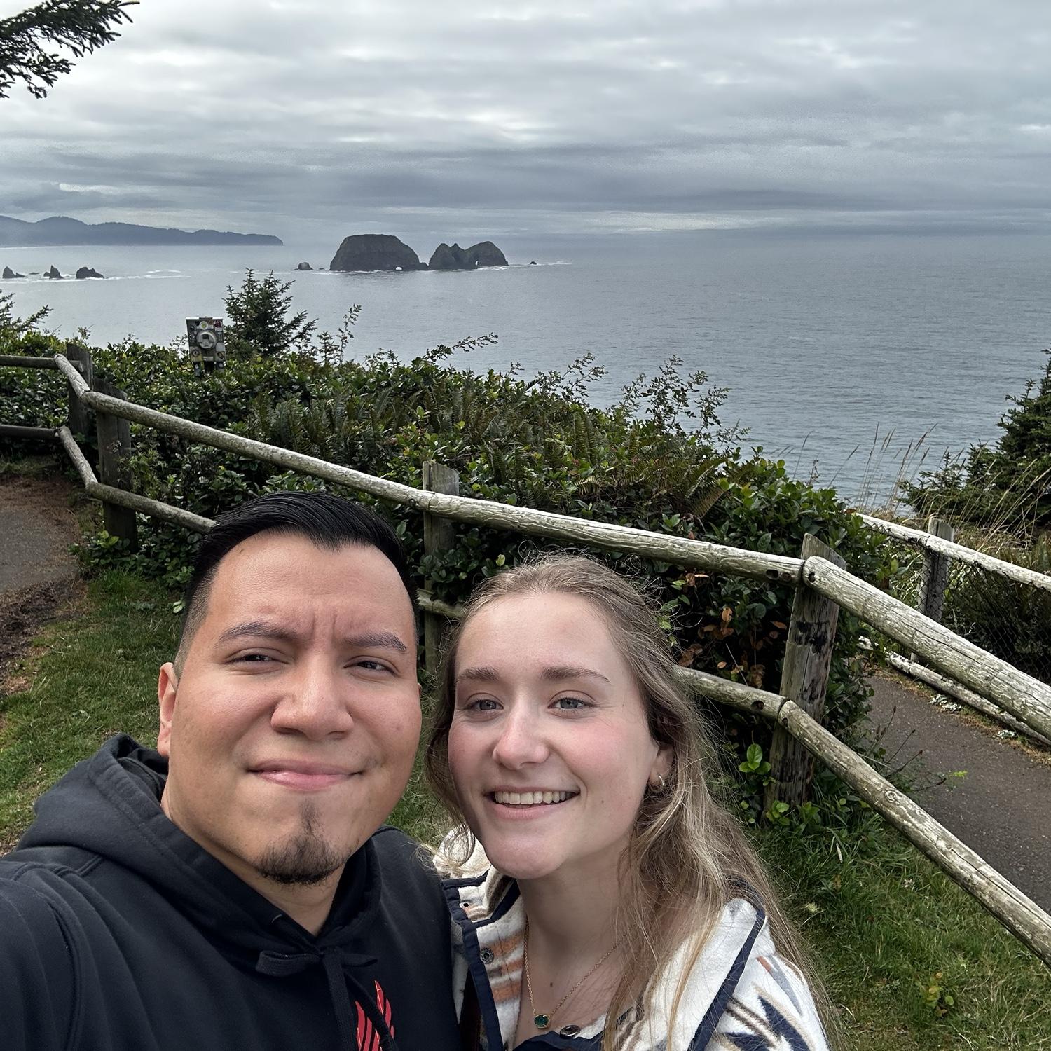 Oregon coast together!!