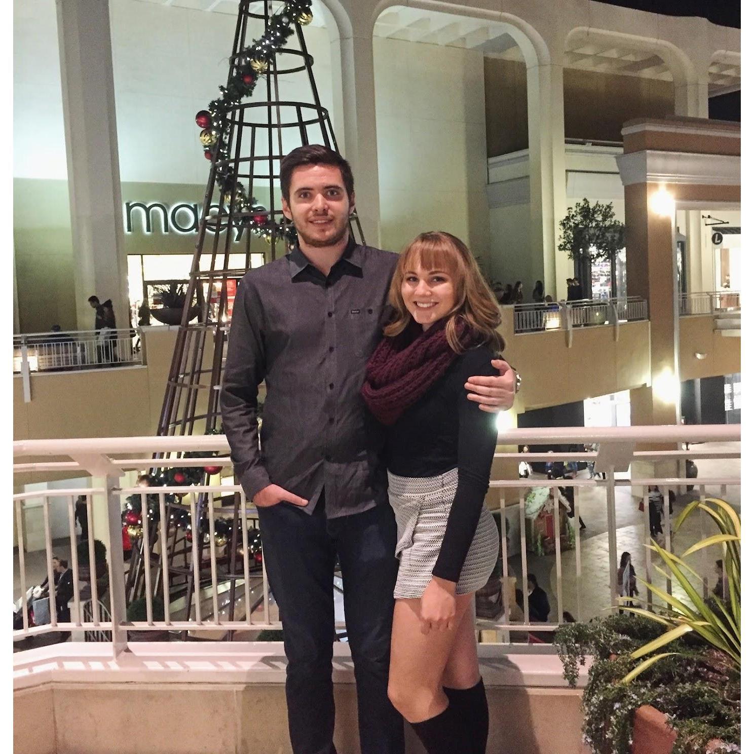 One year anniversary at our favorite restaurant 2016