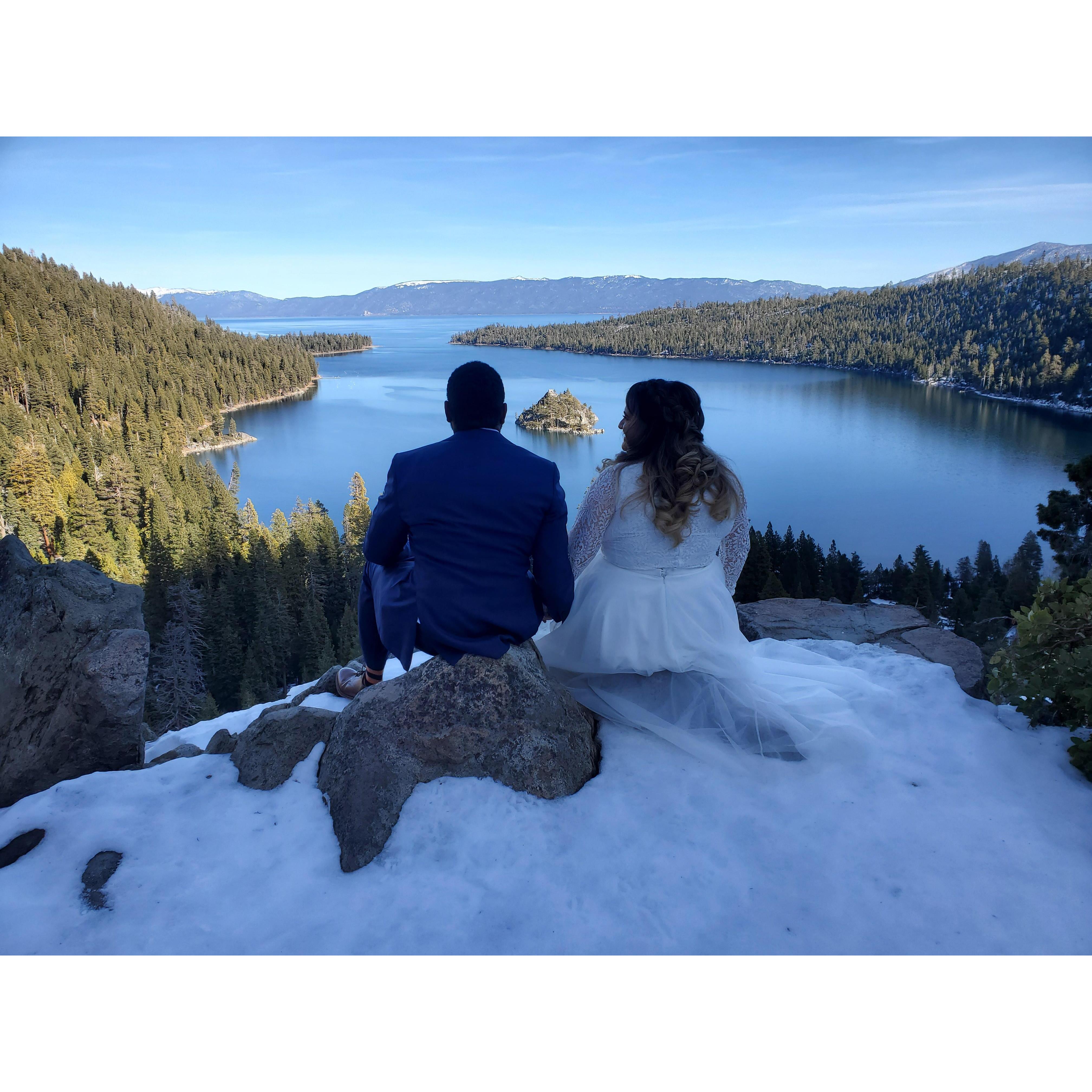 Our Lake Tahoe elopement!