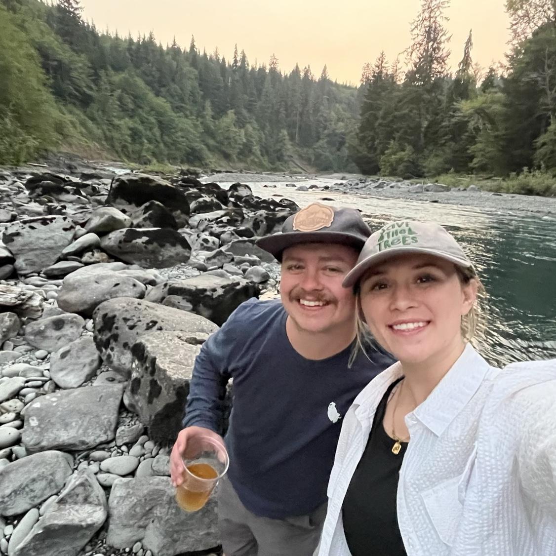 Camping at the Hoh Rainforest in Washington, 2023