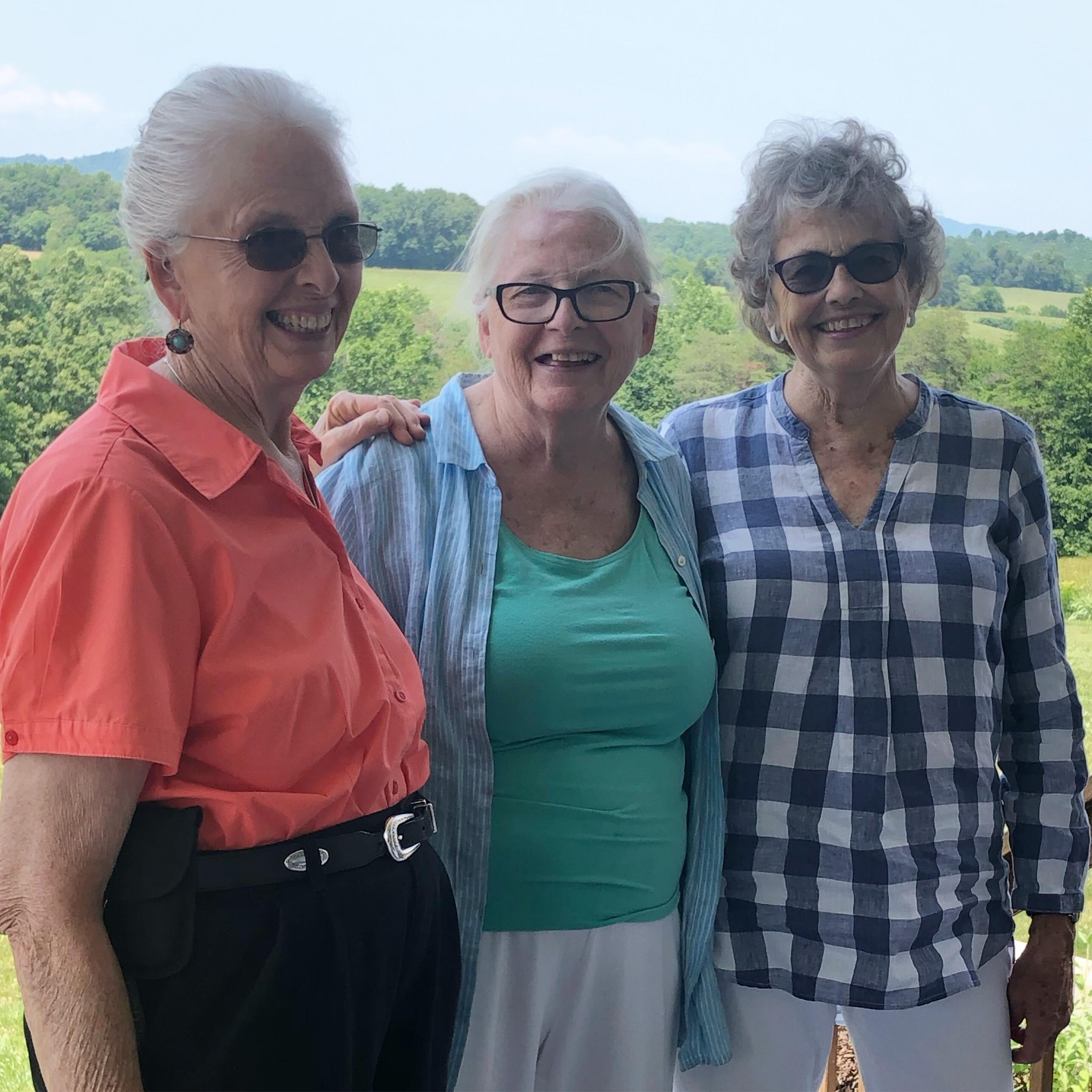 Three sisters Sylvia, Ann and Beppy