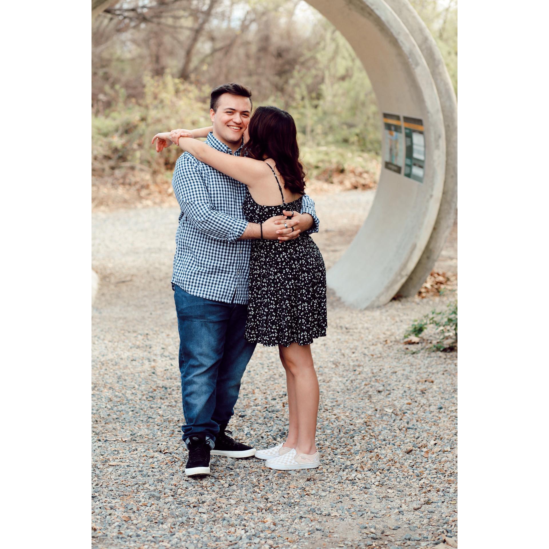 Engagement Photoshoot 2 “heels can be tiring; always bring Vans just in case”