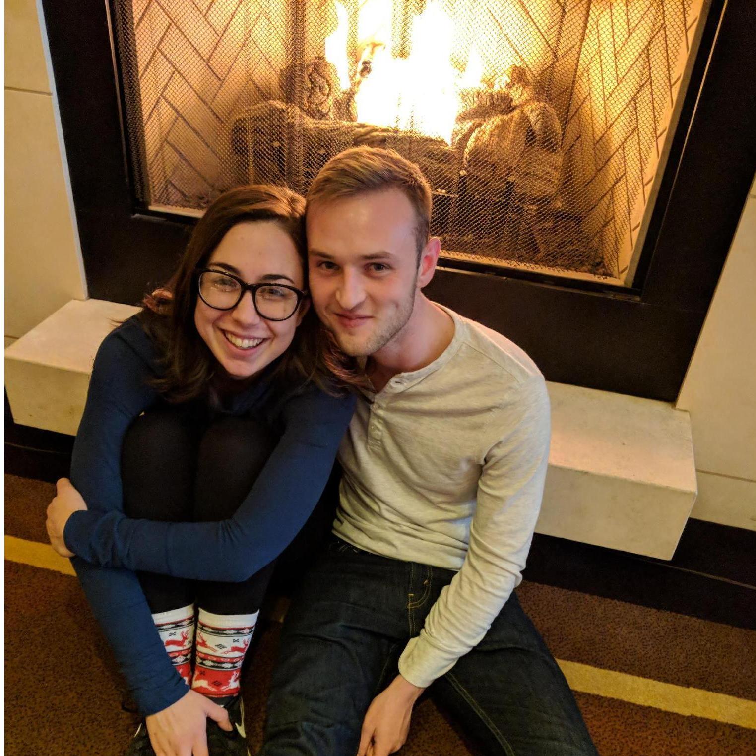 Our first photo together. St. Louis 2017