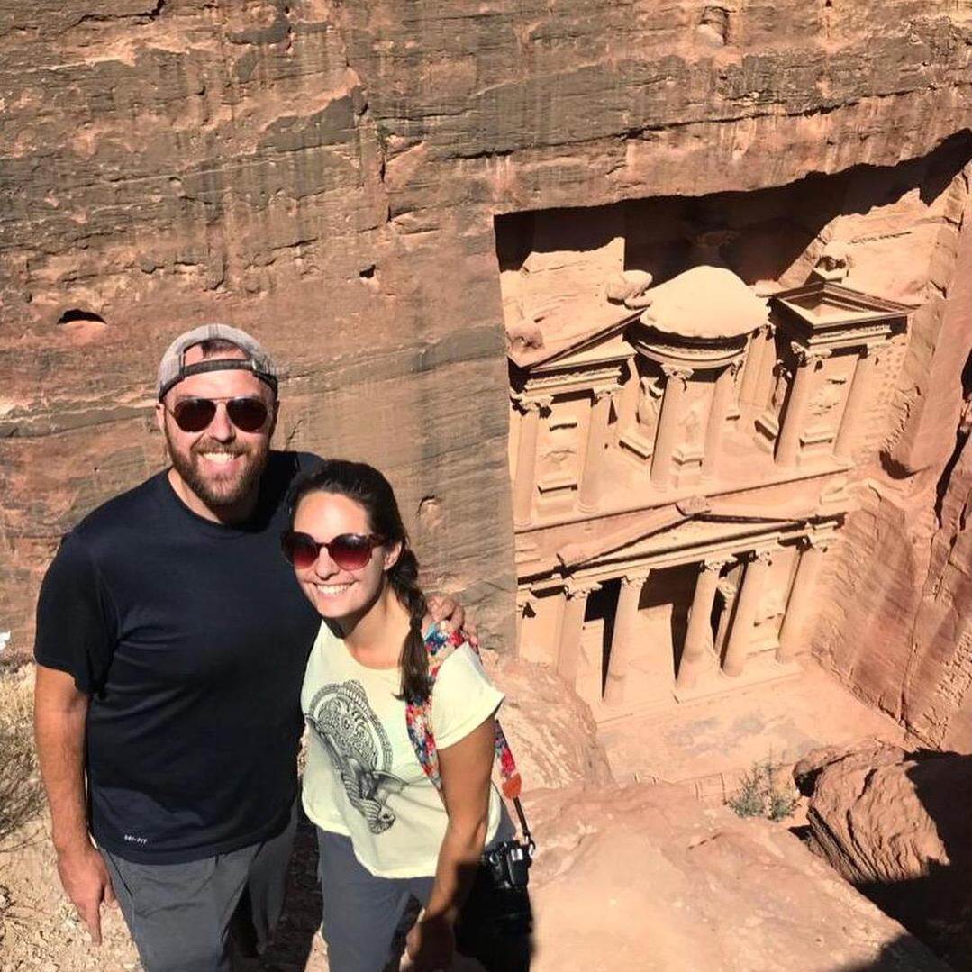Above the Treasure in Petra, Jordan