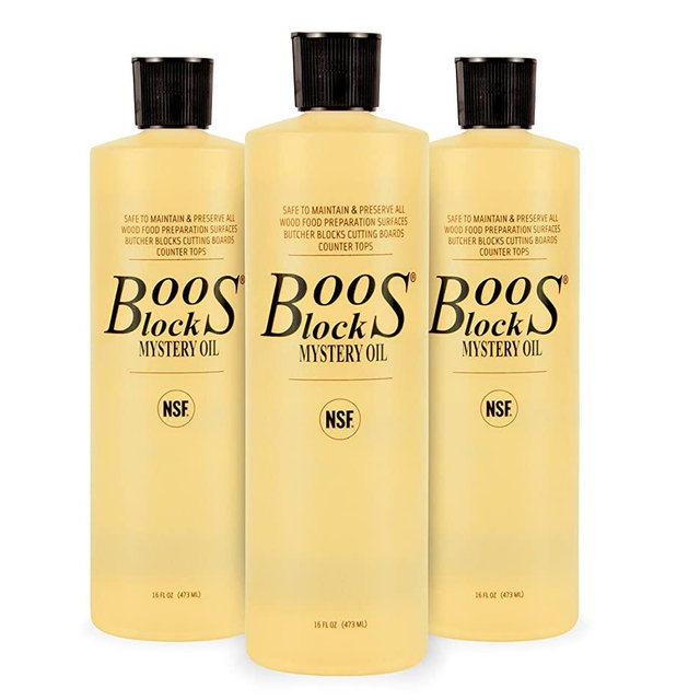 John Boos Block MYS-3 Mystery Butcher Block Oil, 16 Ounce Bottles, 3 Pack