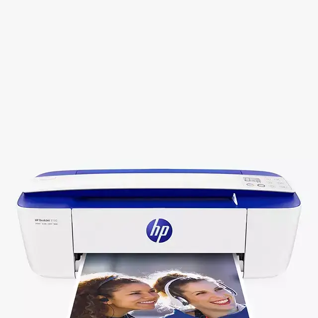 HP Deskjet 3760 All-in-One Wireless Printer, HP Instant Ink Compatible with 4 Months Trial, Blue/White