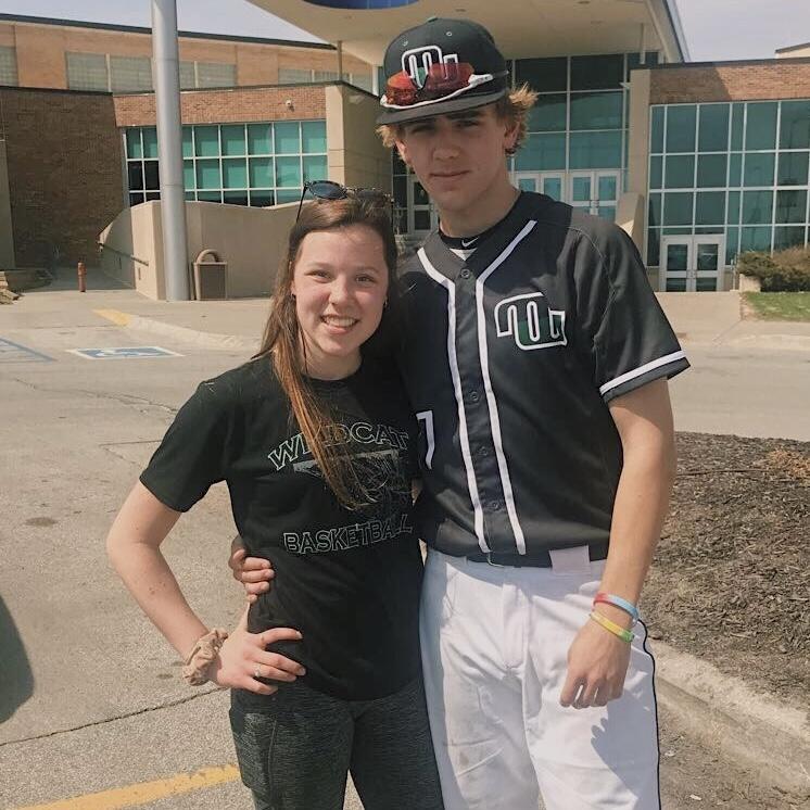 This is our very first photo together ever!