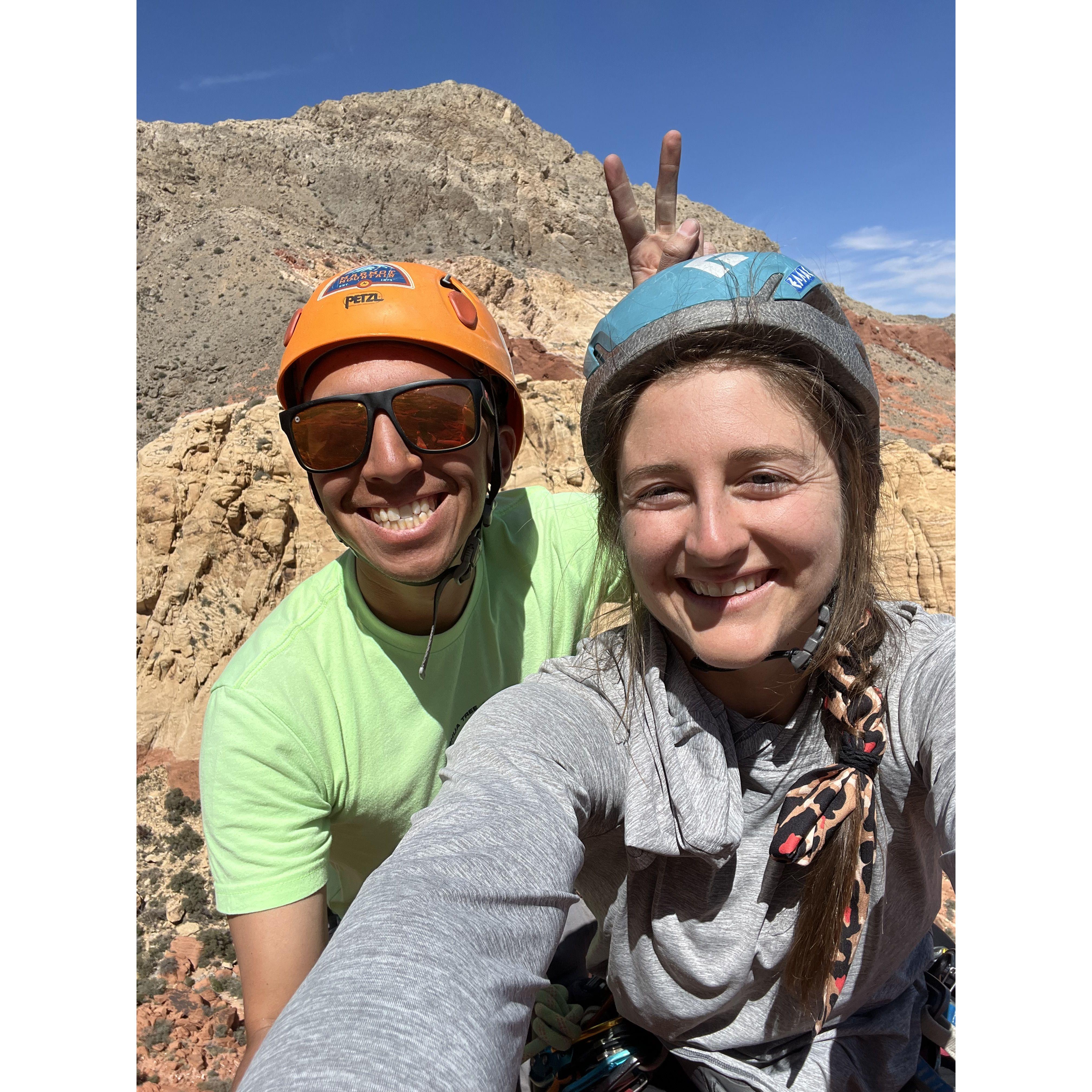 Climbing at Red Rock National Park | Nevada