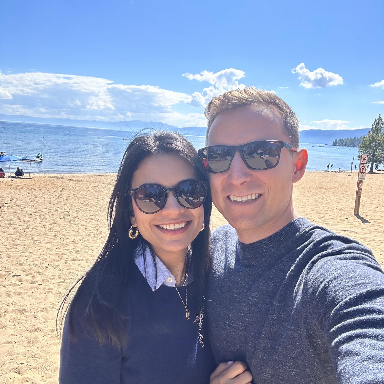 The waters of Lake Tahoe are special, and will always keep us connected with Parker's Grandma Polly.