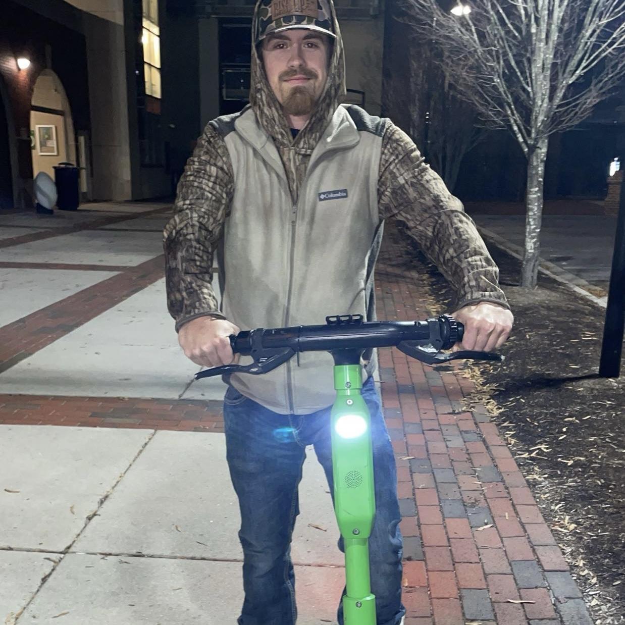 & electric scooter ride 🛴