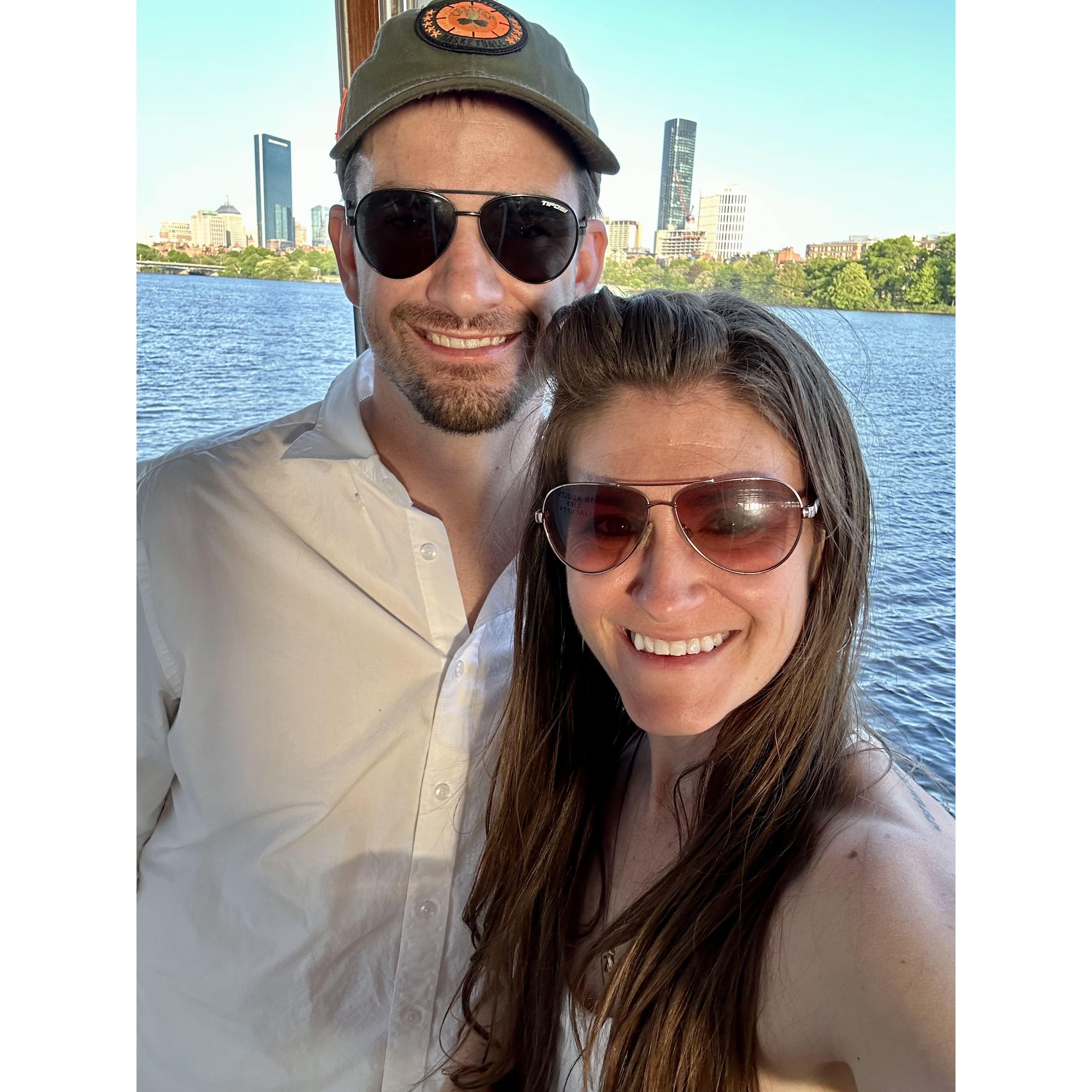 Boat rides along the Charles
