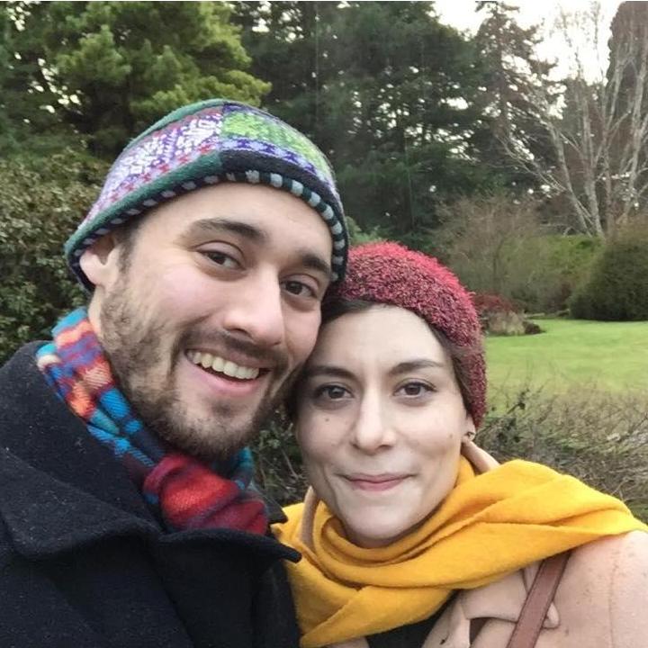 Enjoying the Royal Botanic Garden Edinburgh in the rain. 2018.