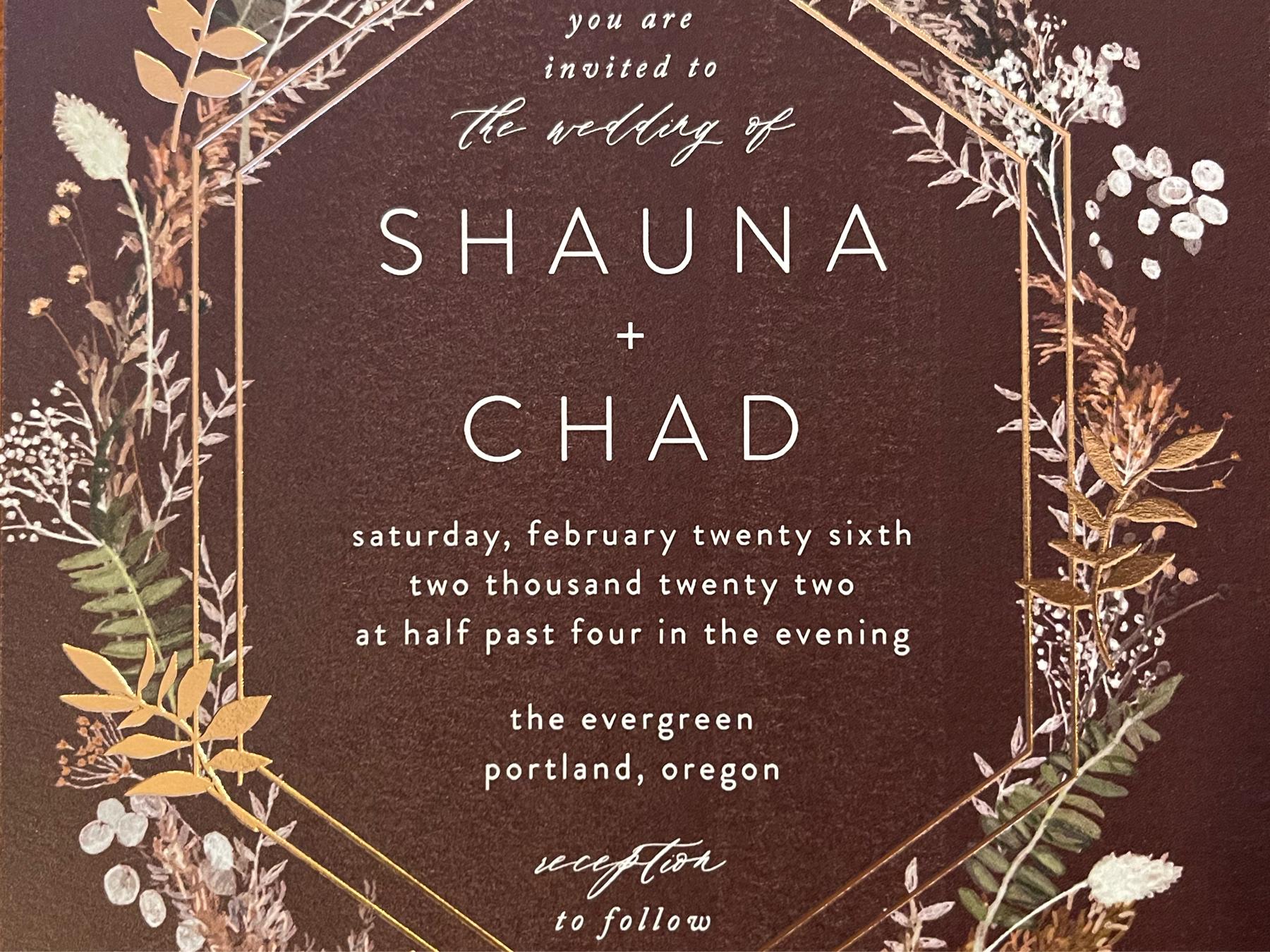 The Wedding Website of Shauna Guinn Burnett and Chad Burnett