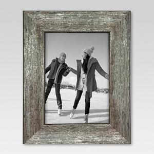 5"x7" Frame Distressed Wood - Threshold™