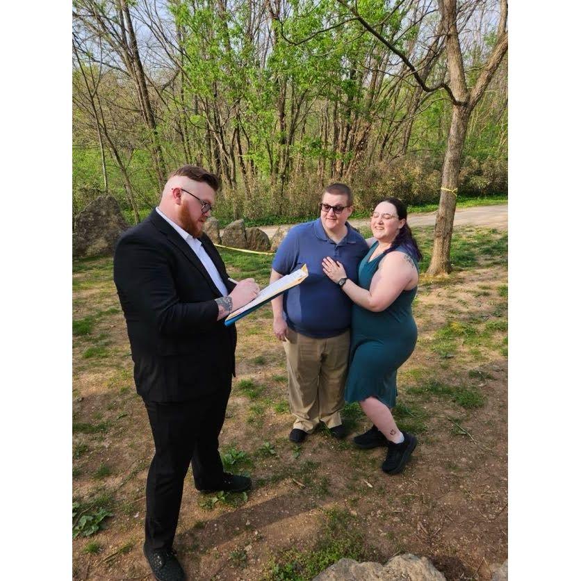 Our elopement on April 20th, 2025