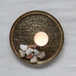 Round Embossed Metal Tray