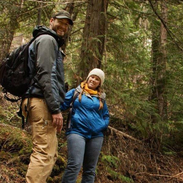 Hiking in Montana in 2012 with Todd and Brooke (photo cred. Brooke)