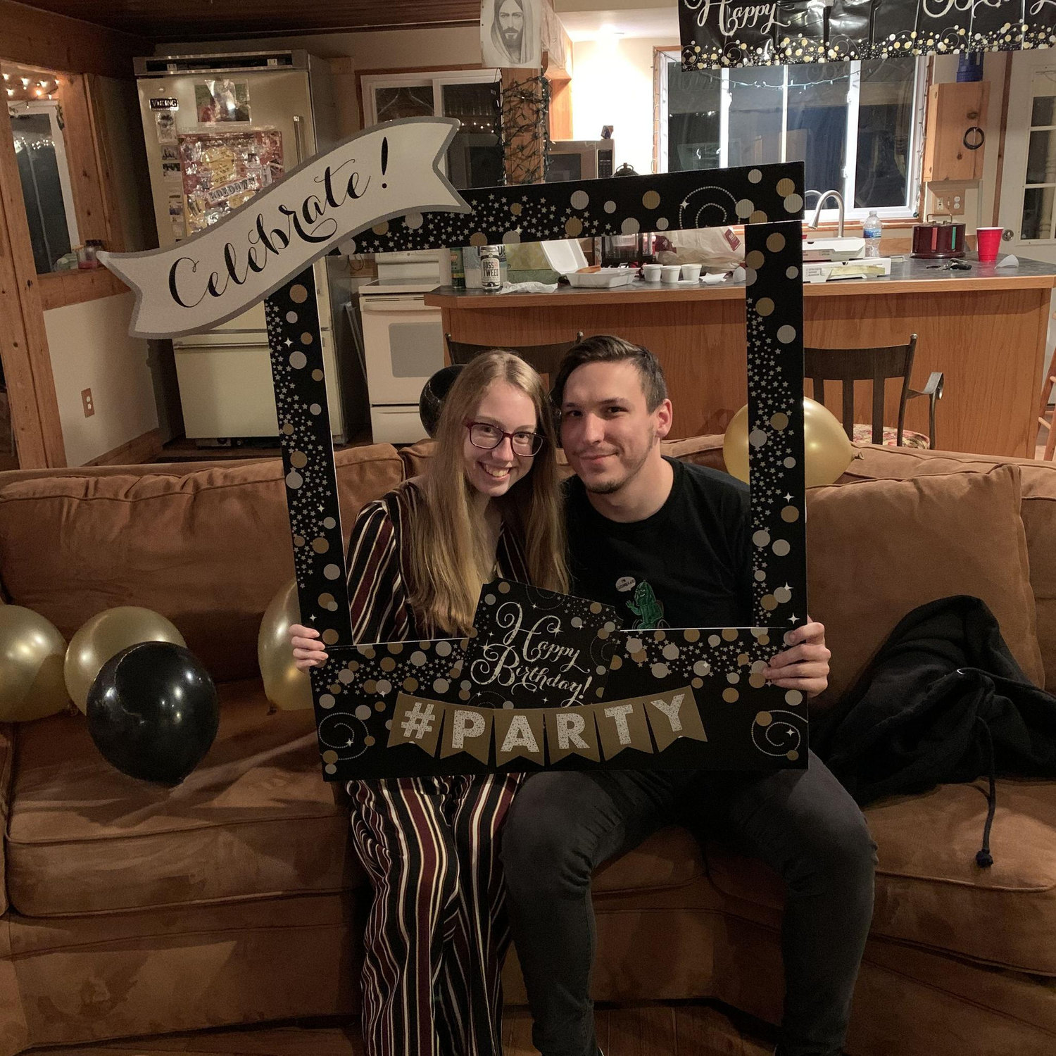 Mike threw Kennedy a surprise party for her 23rd birthday at the O'Brien's cottage in Holly, MI.