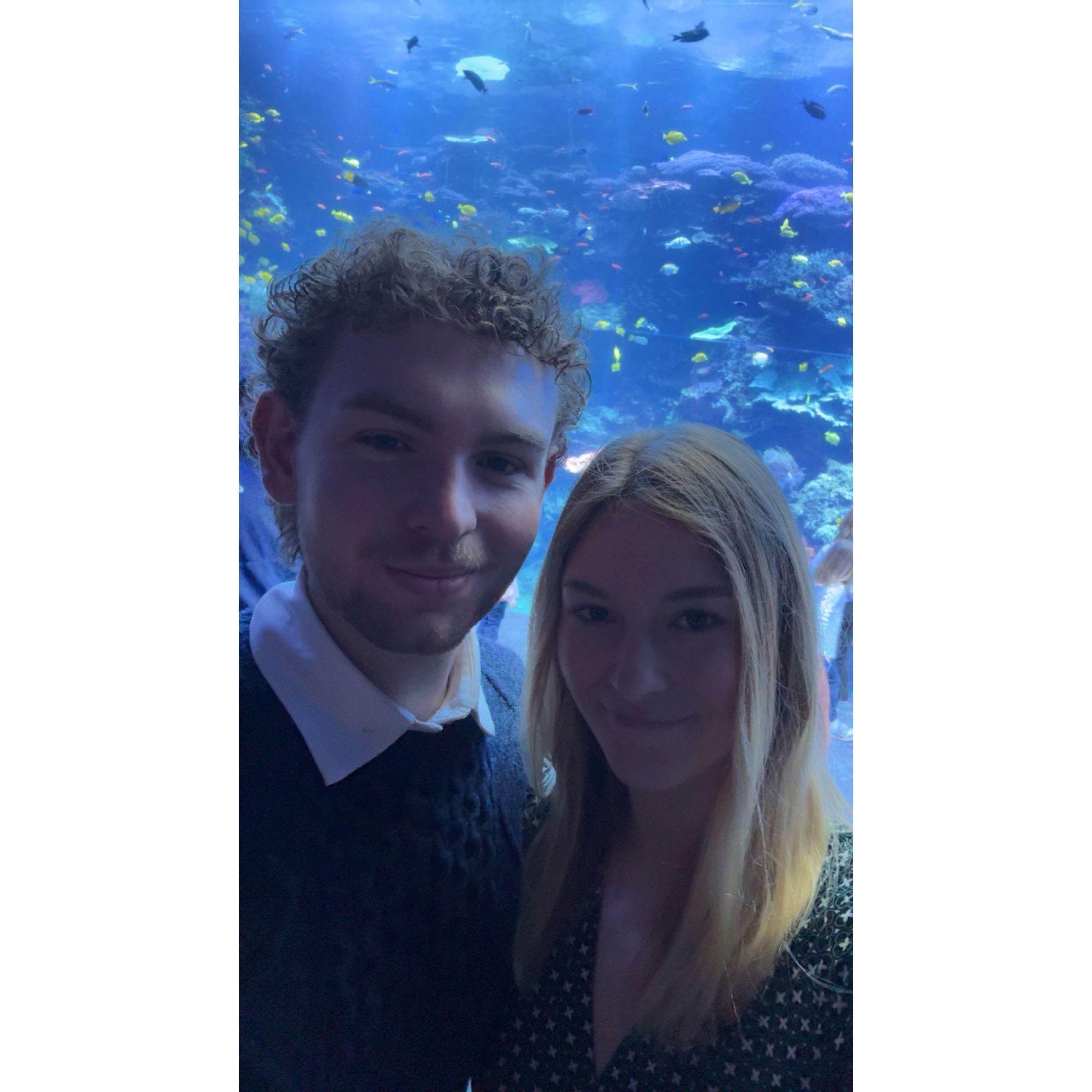 The wonderful day we spent together after he proposed at 7:15 am.