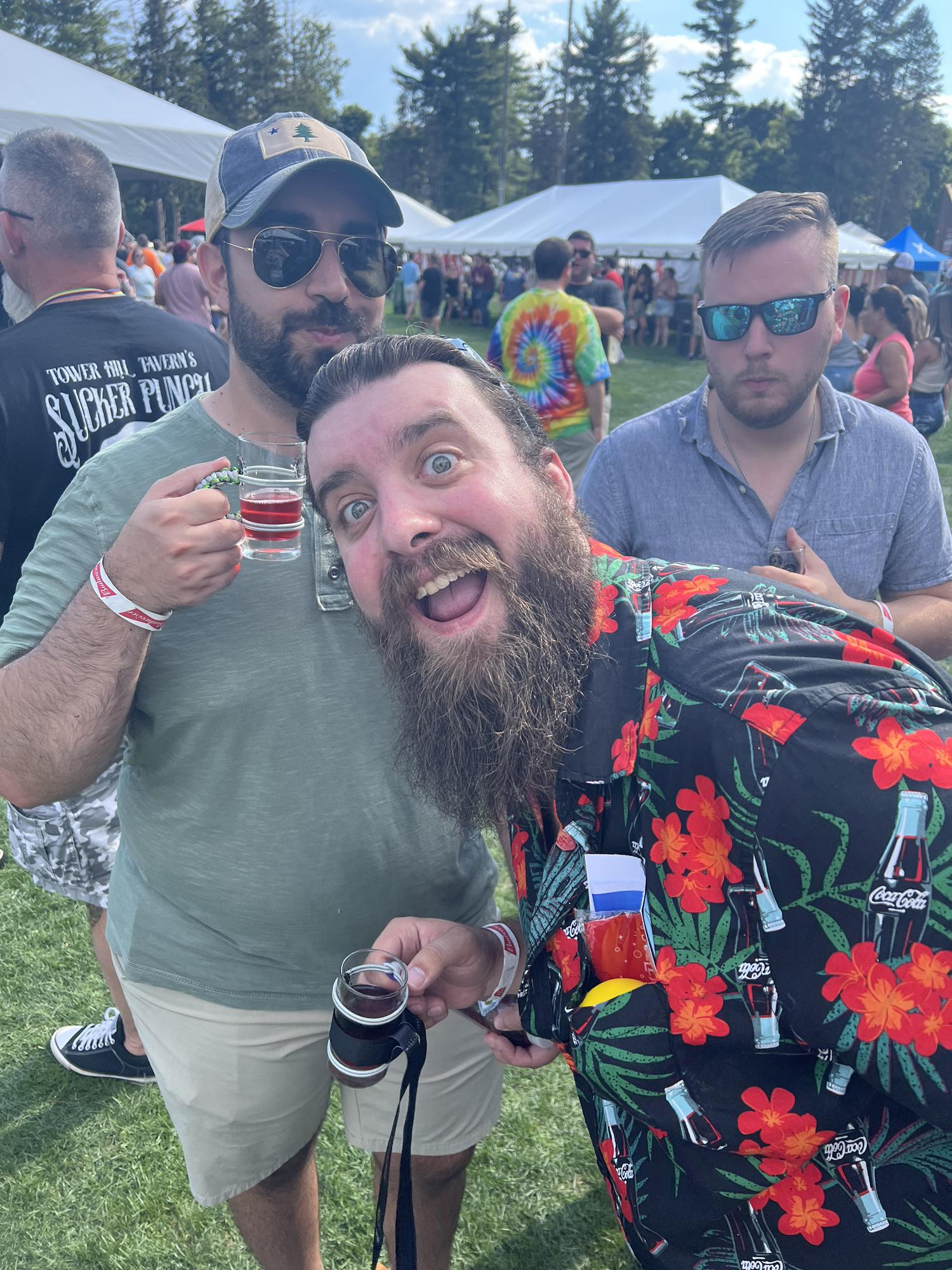 Fun at Gate City Brewfest, featuring Kurt and Jesus (Patrick)!