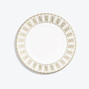 Arcadia Gold & Platinum Dessert Plate, Set of 2 | Baccarat