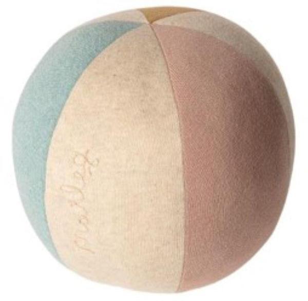 Maileg Soft Ball Toy - Light Blue/Rose