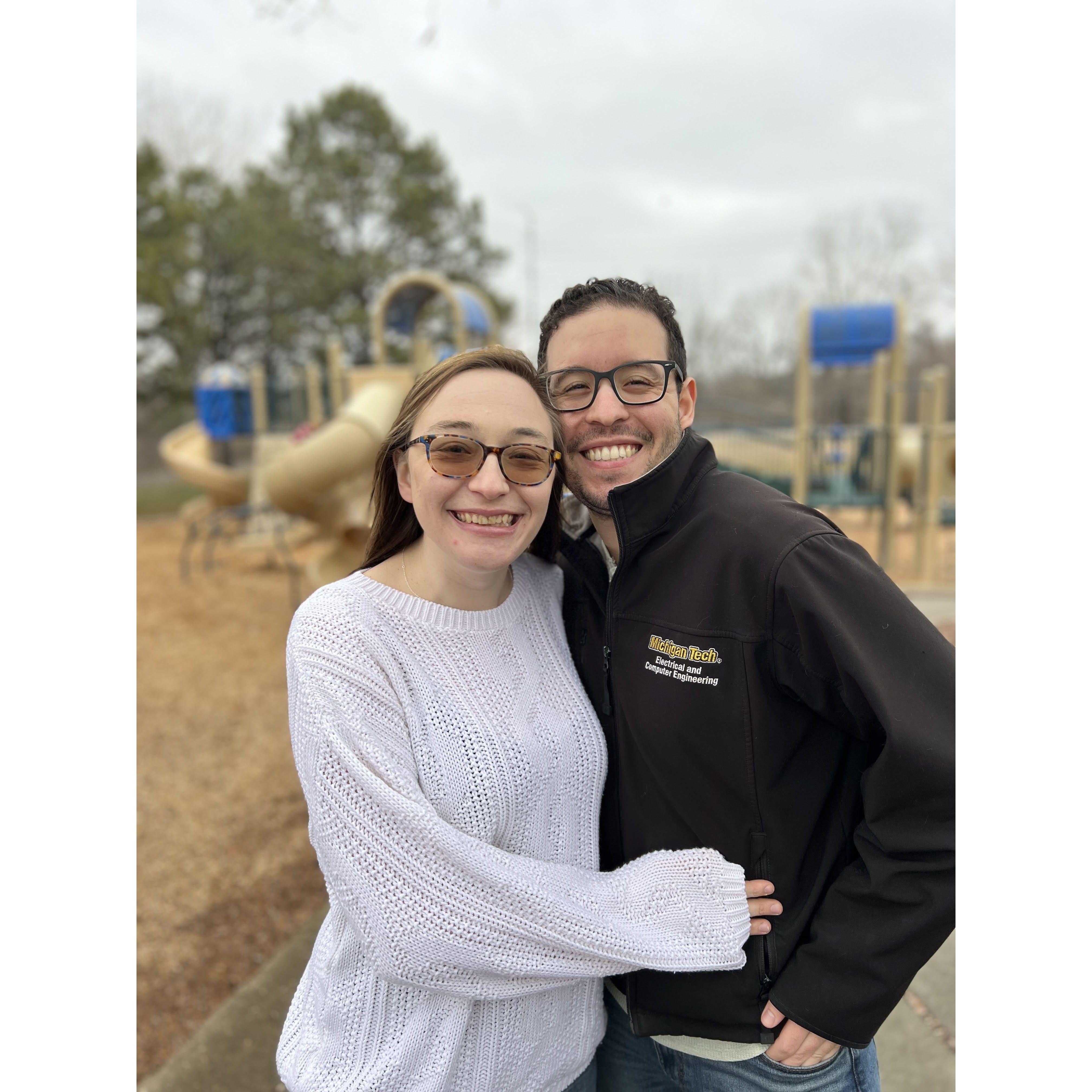 Visiting an old childhood park