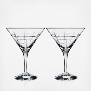 Street Martini Glass, Set of 2