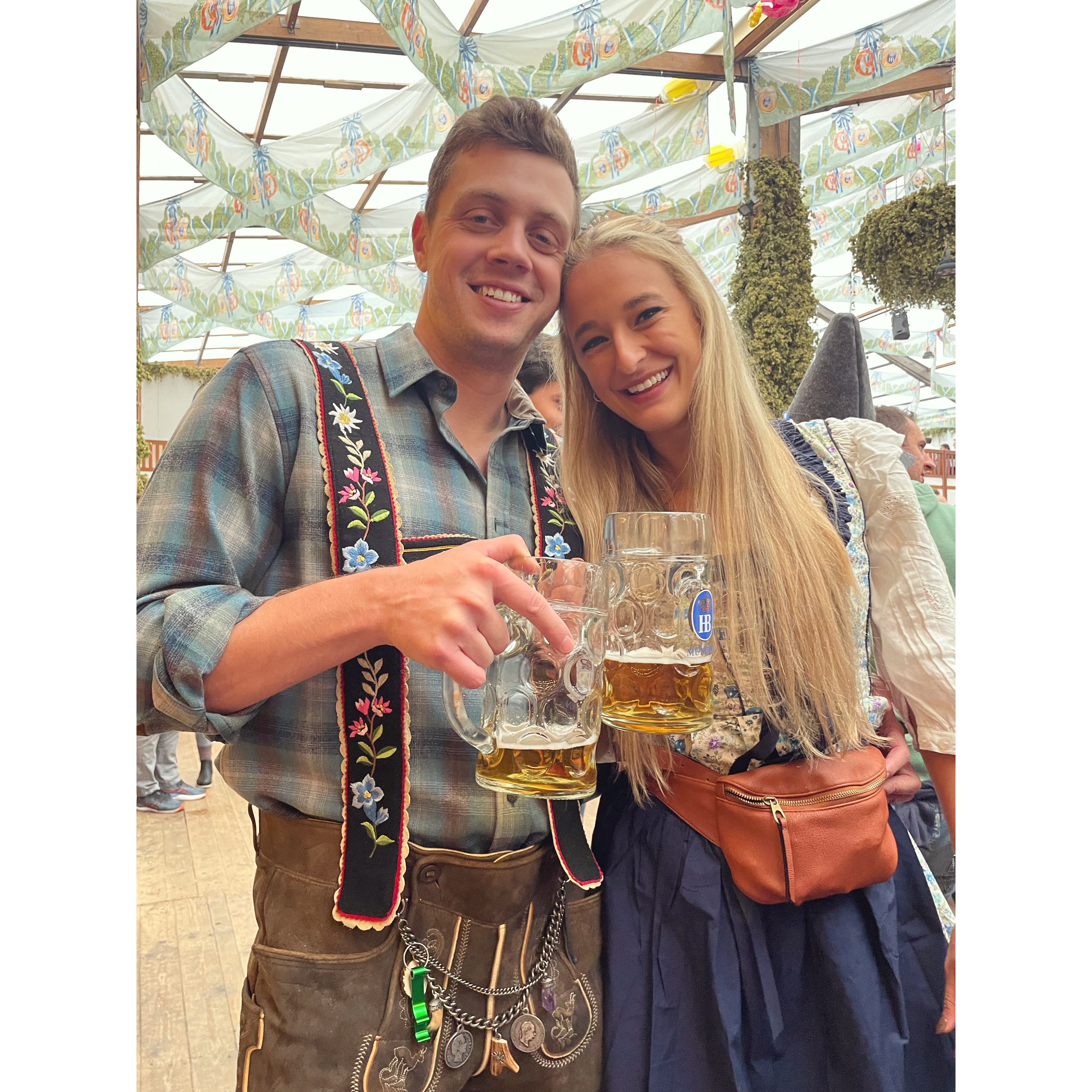 Dan's birthday trip to Munich - Oktoberfest!