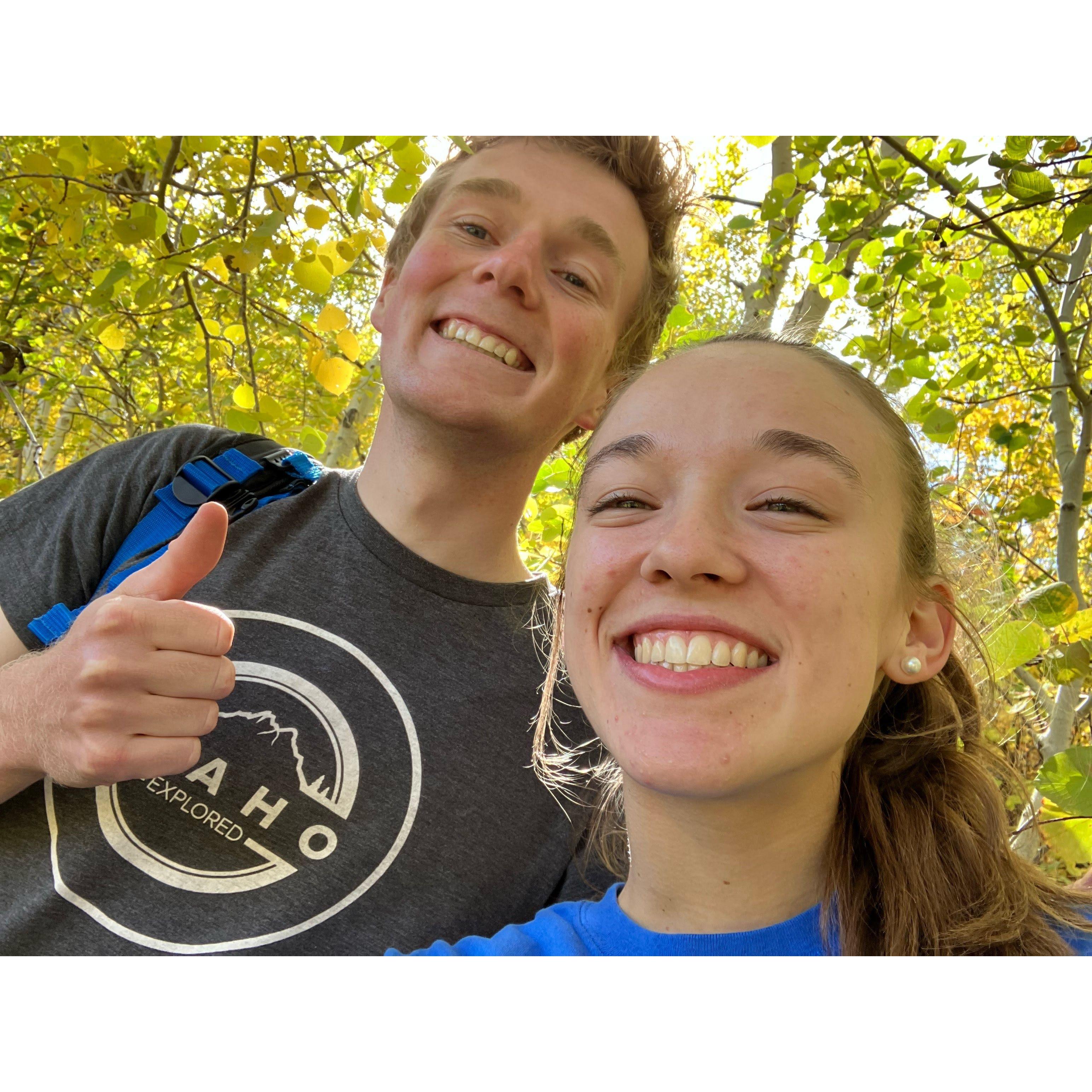 Our first picture together- this was our second date!