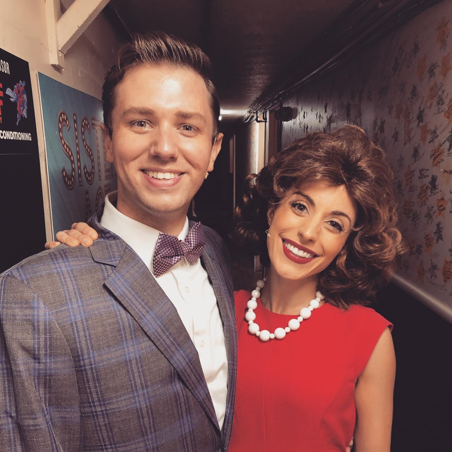 And another show together! Finch and Smitty right before Opening Night of How to Succeed in Business Without Really Trying at the Alhambra Dinner Theatre. Our last show before the COVID-19 Pandemic.