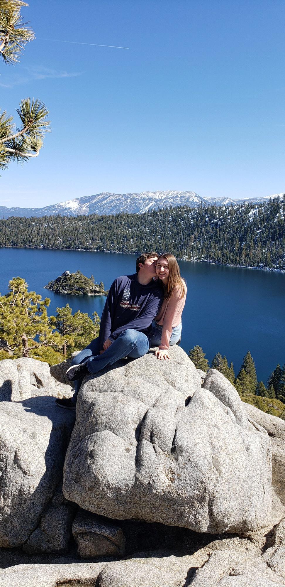 When I visited Cade's home in Nevada, and his family took me around Lake Tahoe to see all the pretty views!
