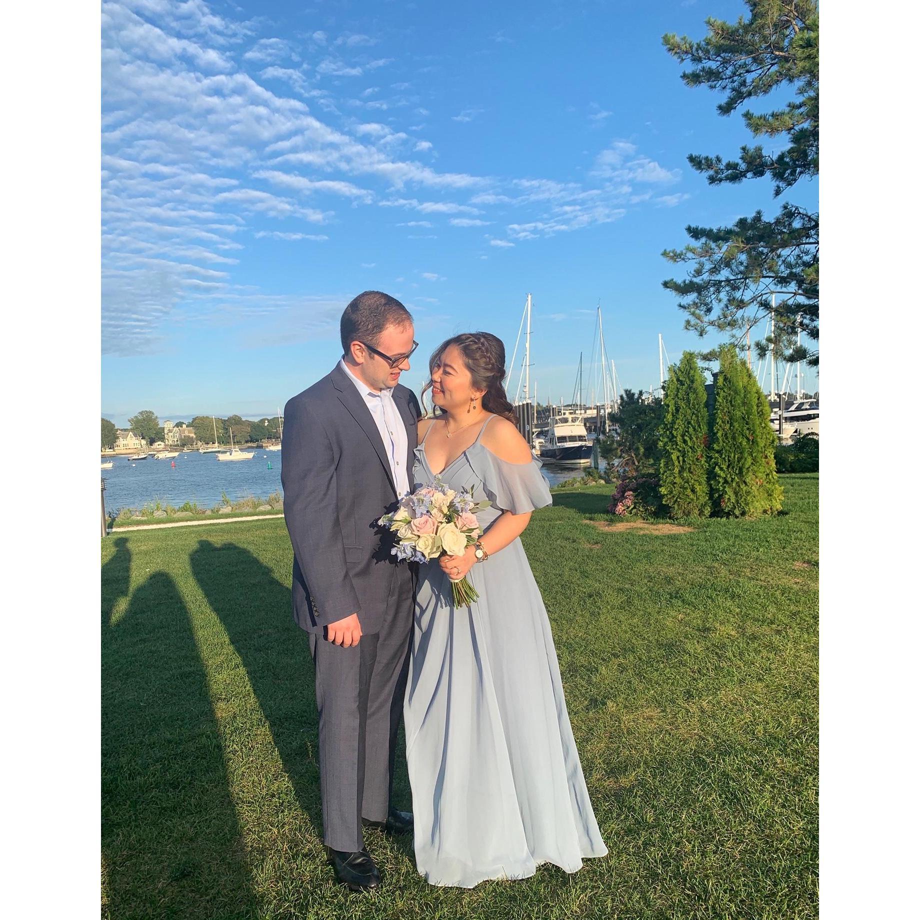 At Mandy and Jon's Wedding
