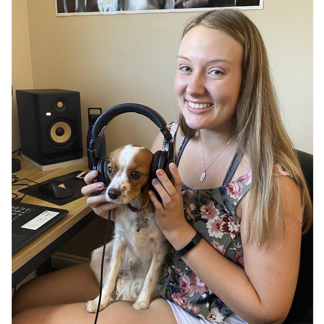 July 2nd, 2021 The first picture Austin took of Jacquelyn, with Frankie!