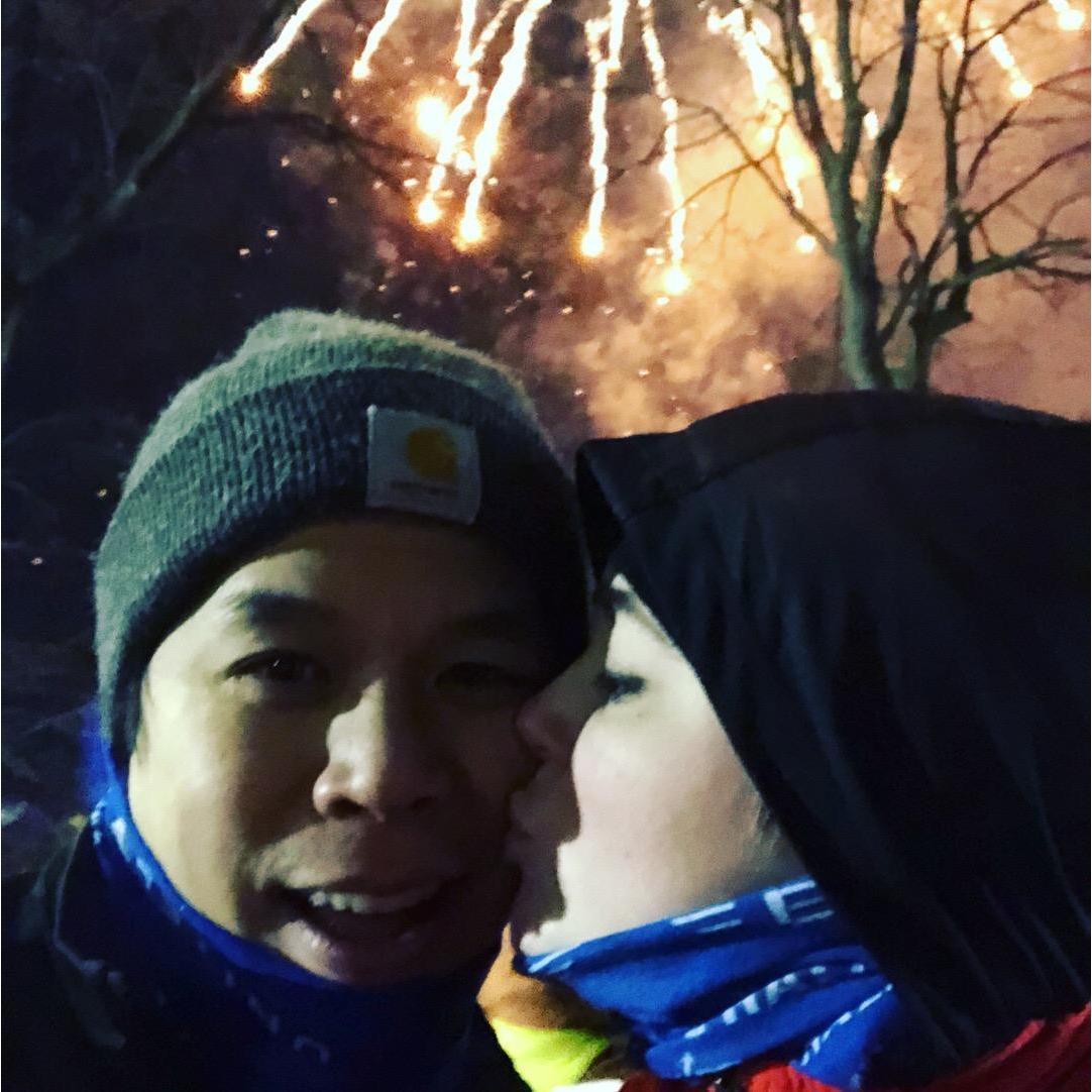 Welcoming 2018 with a midnight race!