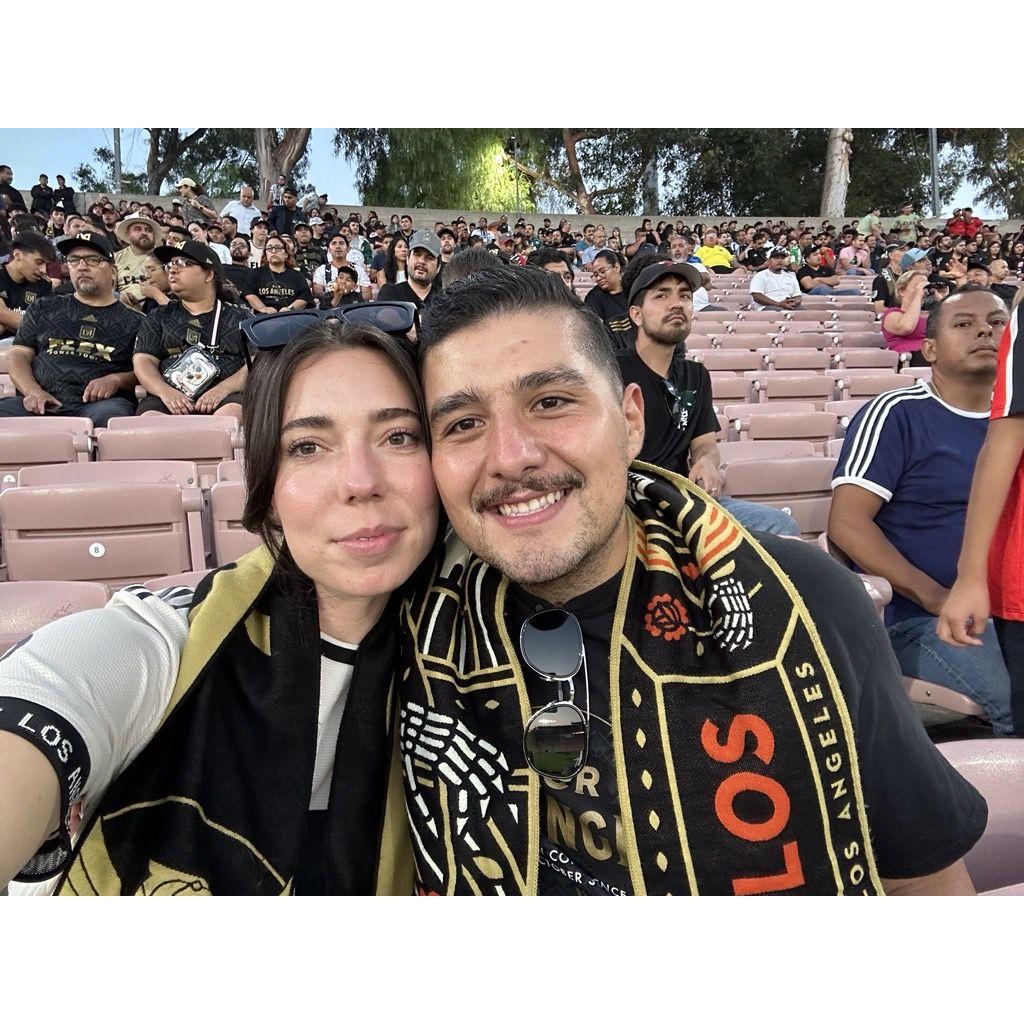 We love attending LAFC soccer games!
