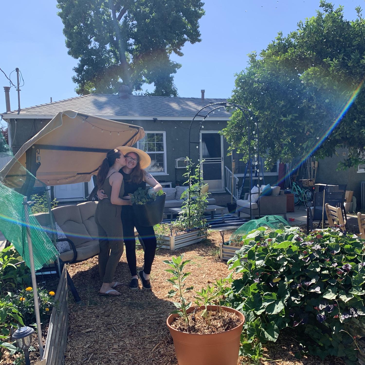 The first garden we created together.
