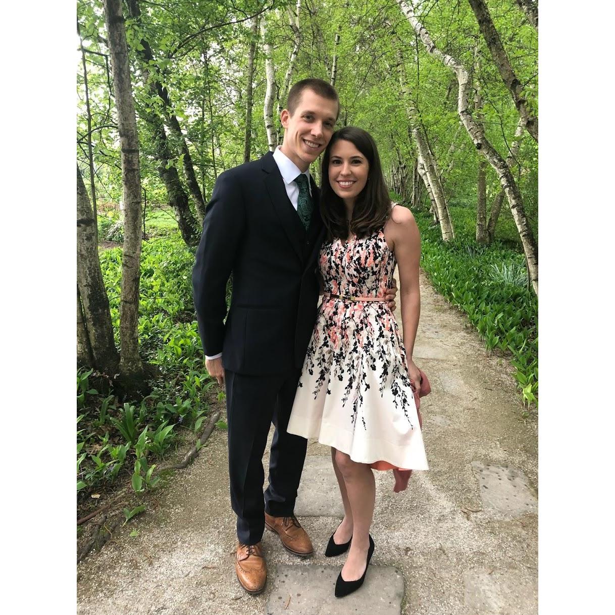 Alan and Laura in Ohio at Kyle and Courtney’s wedding. It was beautiful!