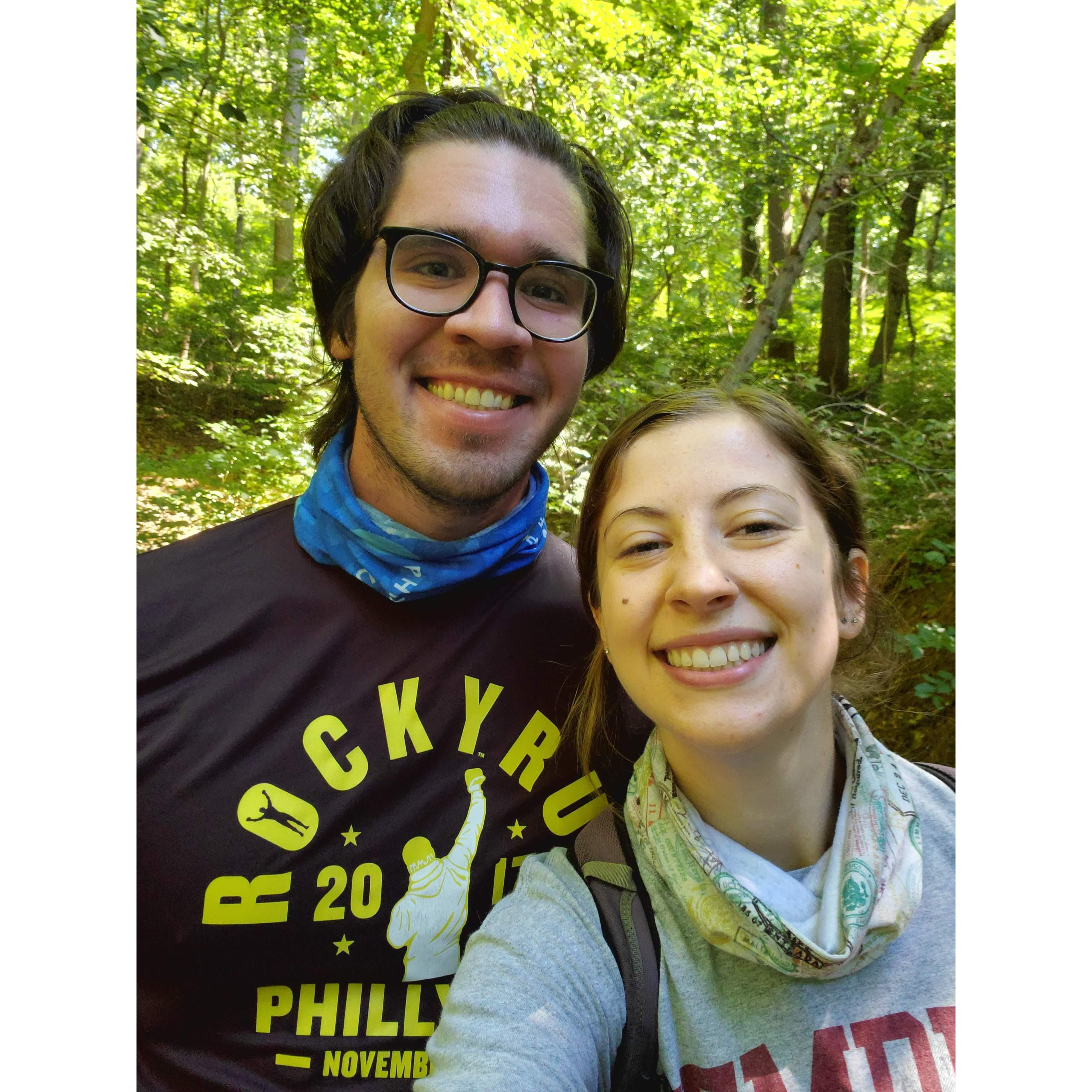 Our first photo together