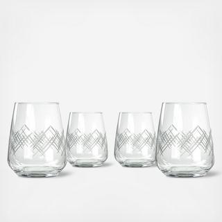 Argyle Stemless Wine Glass, Set of 4