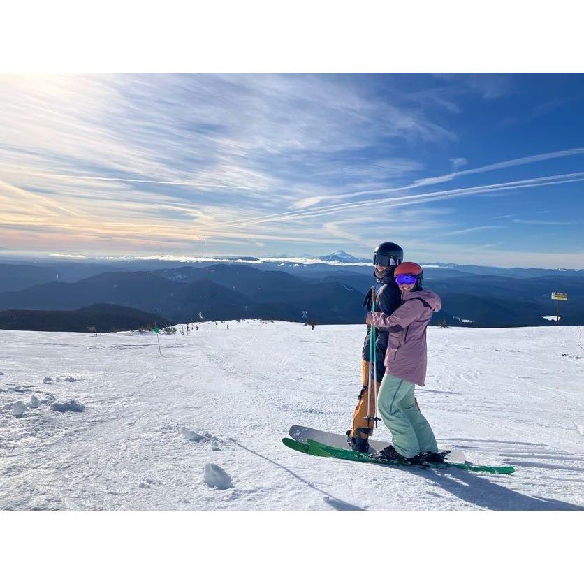Skiing at Mount Hood Meadows (OR) in January of 2025