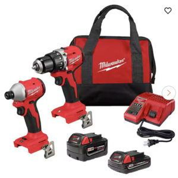 Cordless Compact Hammer Drill/Impact Combo Kit