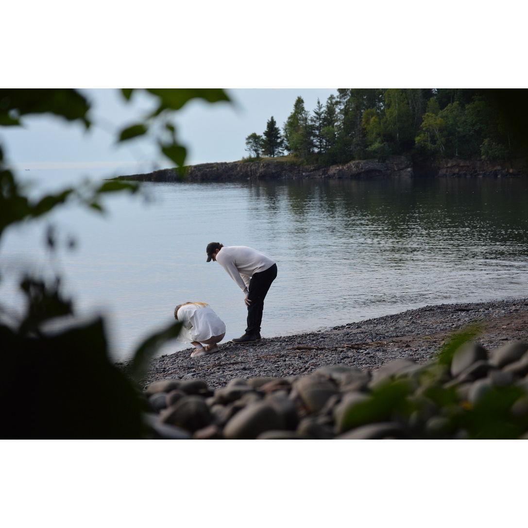 Brittany found a few nice rocks that day