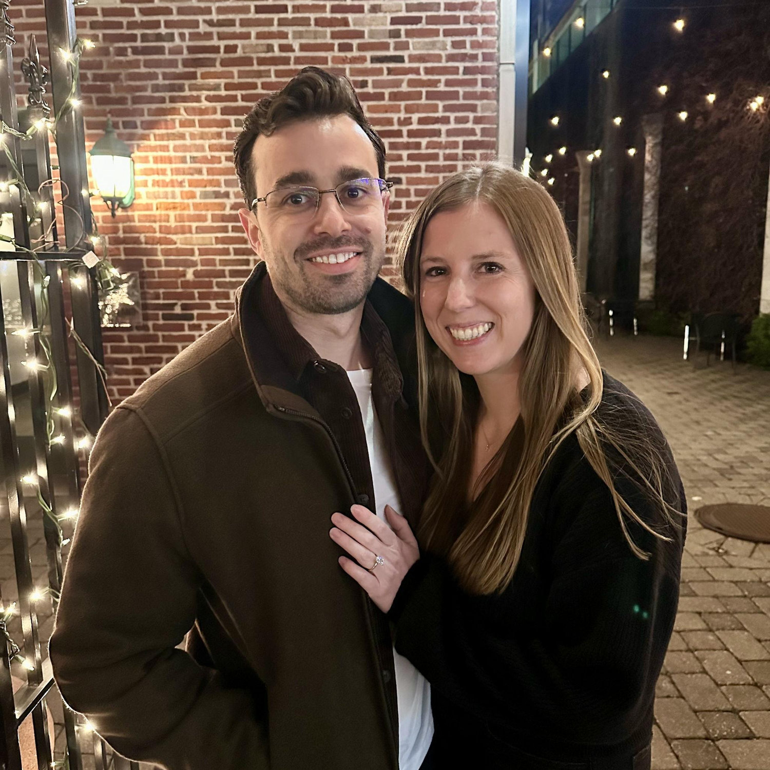 the night we got engaged!