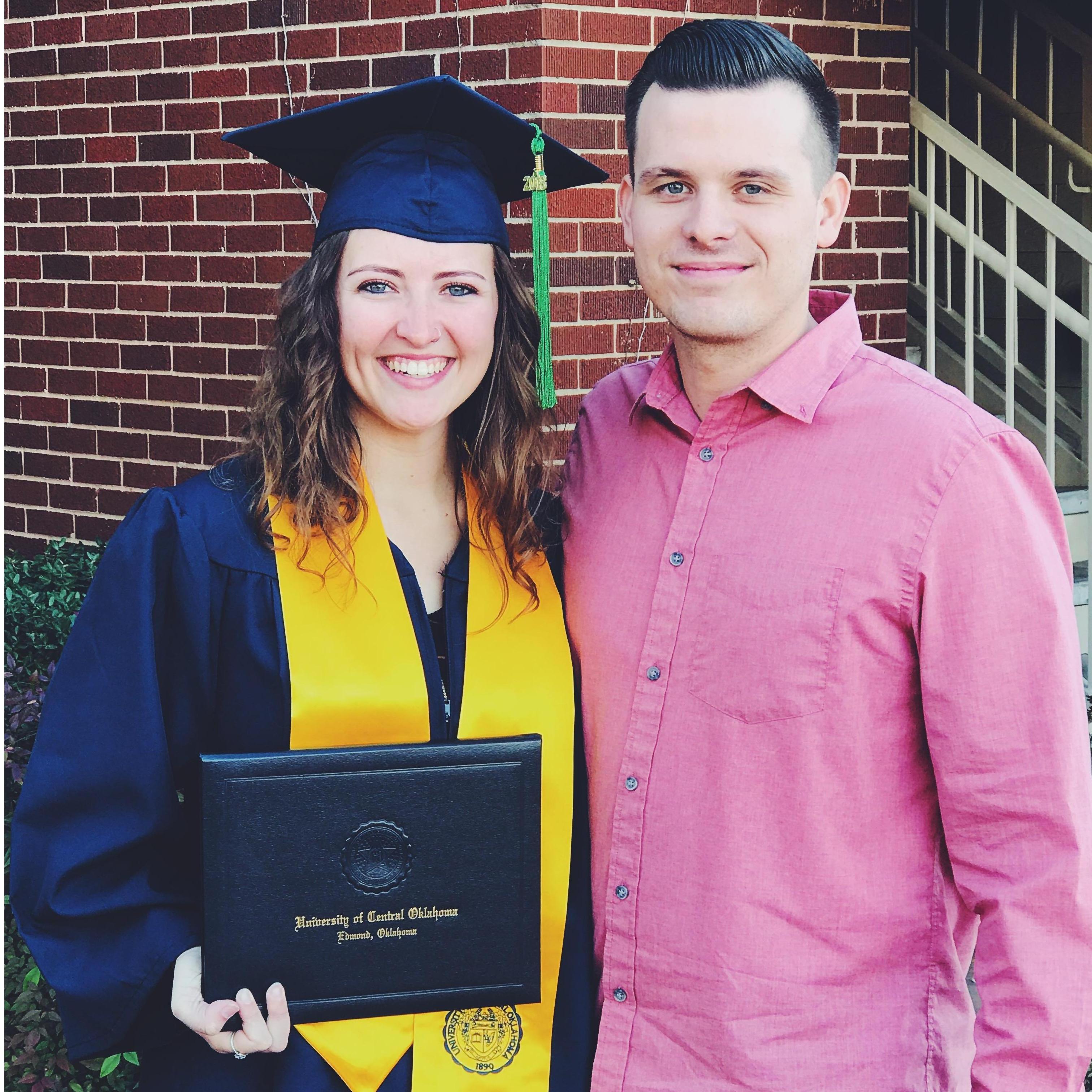 Andree's graduation in 2018