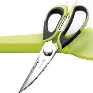 WISLIFE Kitchen Shears - Best Kitchen Scissors for Poultry, Seafood, Scallop, Herb, Scissoring