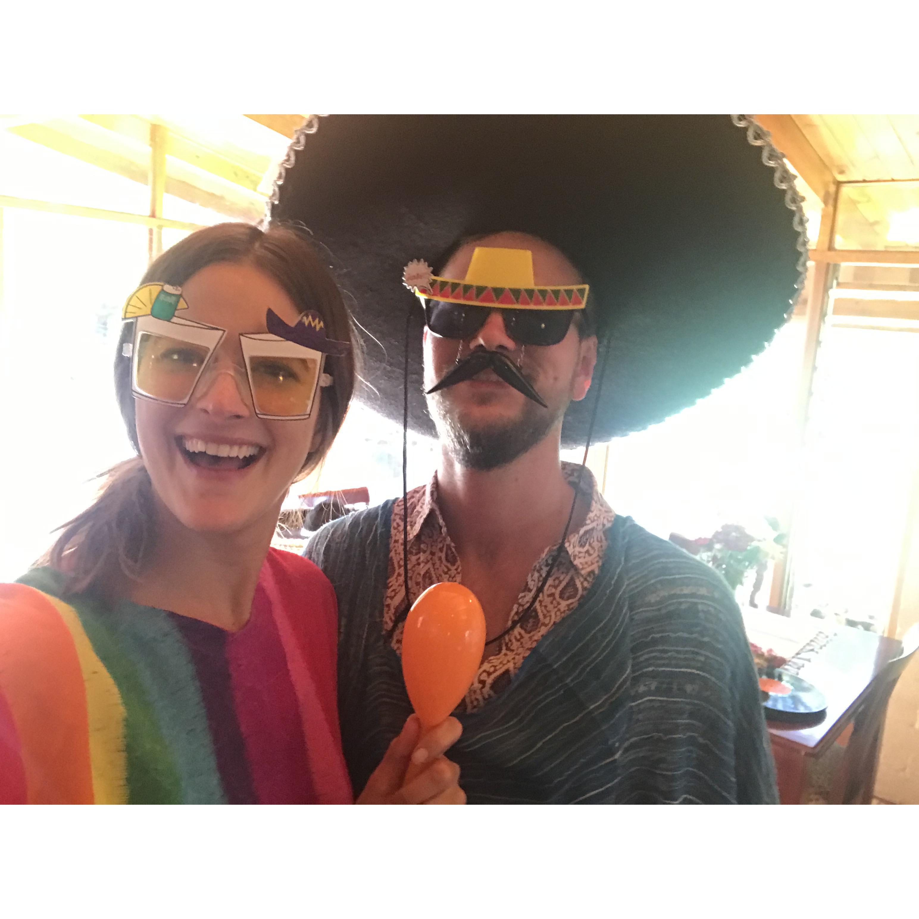 Mexican night for Kelly's birthday at the Kruger Home - Paarl, South Africa