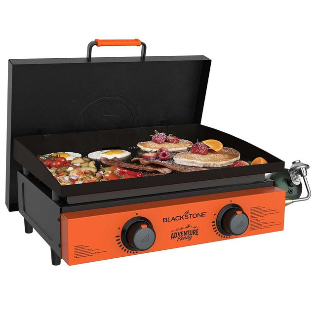 Blackstone 2306 Adventure Ready 22" Griddle with Orange Front Panel