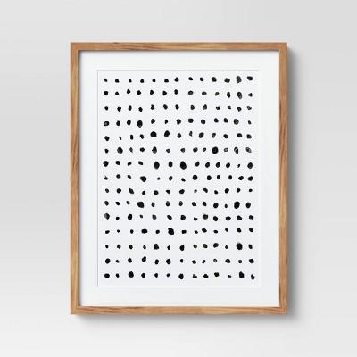 24" x 30" Dots Framed Under Glass with Mat - Project 62™